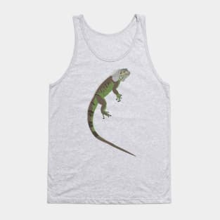 Green Iguana Tank Top